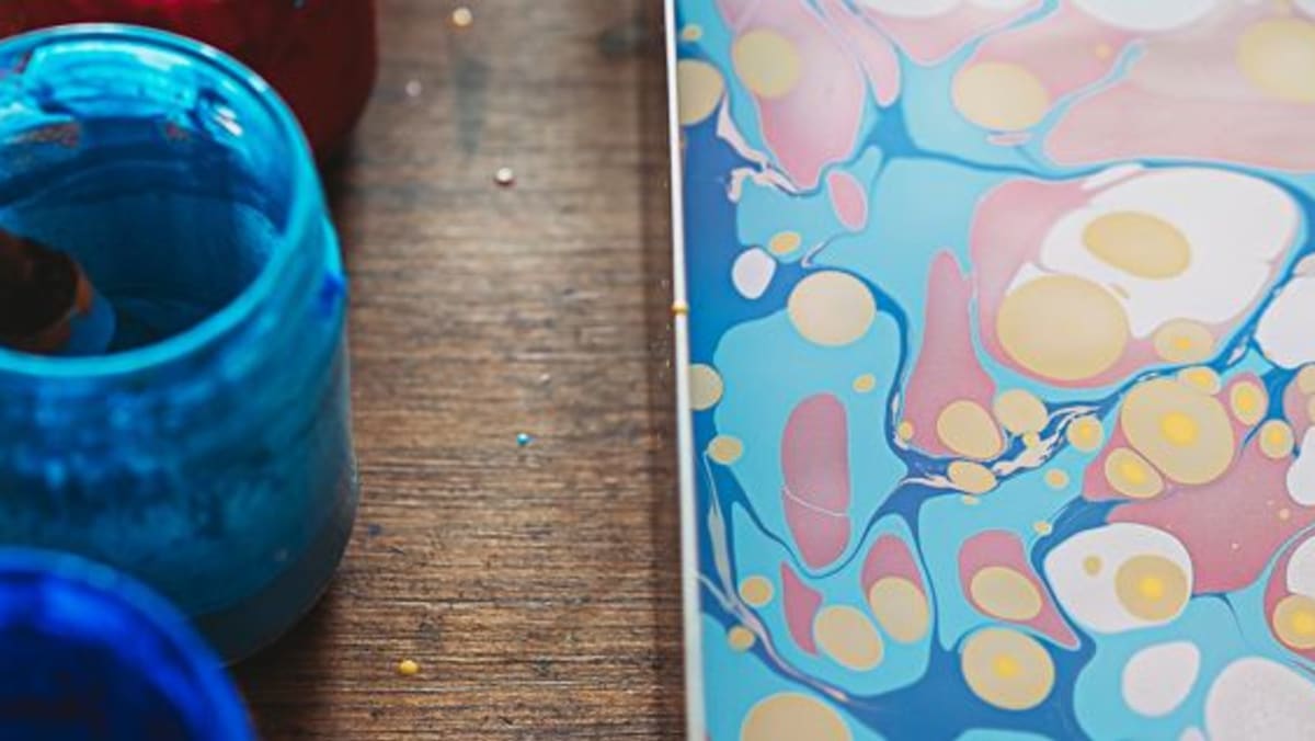 For Adults: Paper Marbling 
