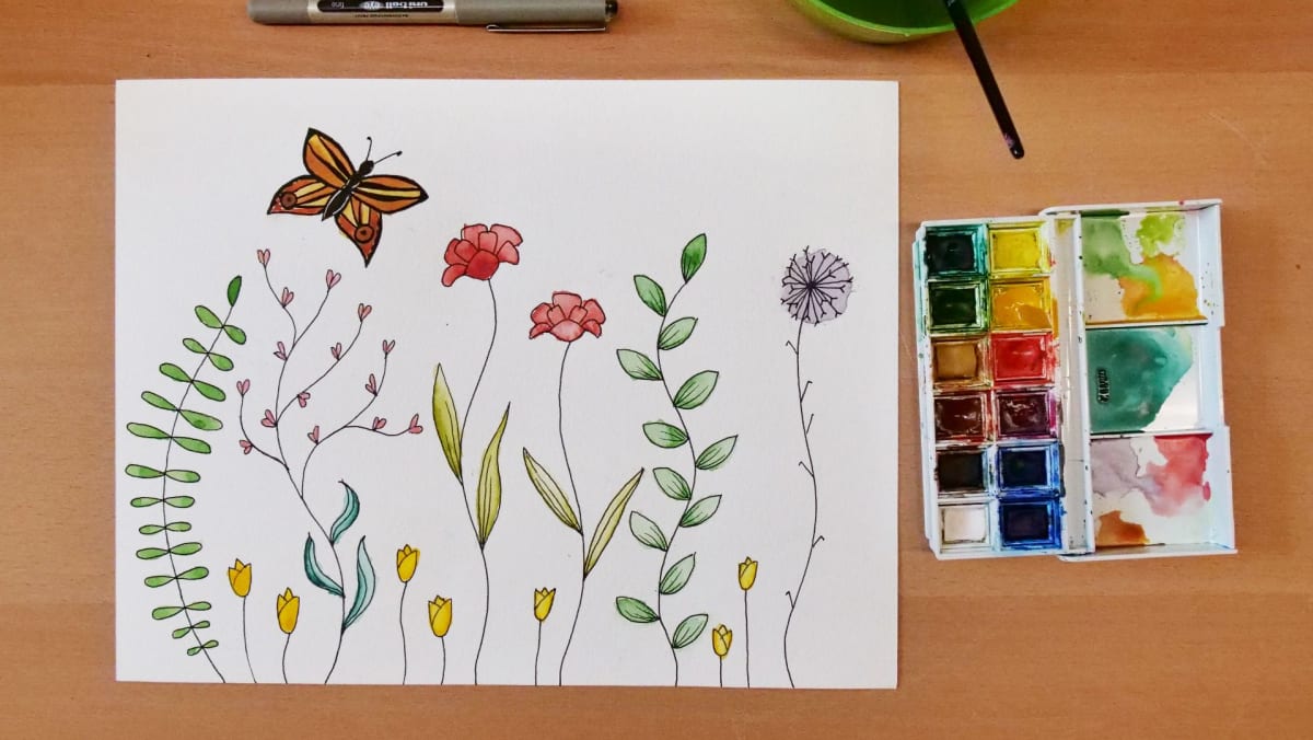 How to Draw: Wildflower Illustration